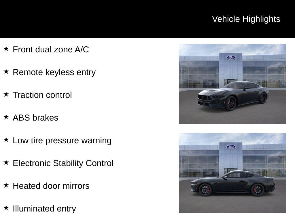 2025 Ford Mustang GT Premium Fastback