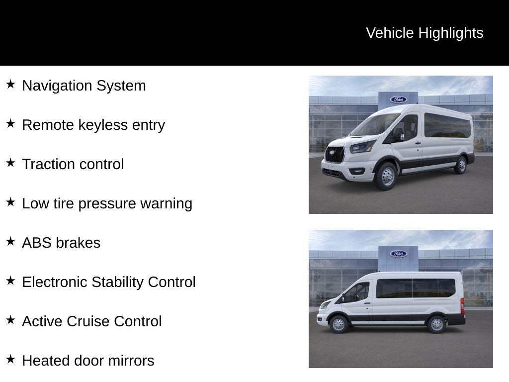 2026 Ford Transit-350 Passenger Van XLT
