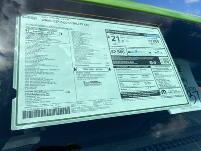 2025 Jeep Wrangler WRANGLER 2-DOOR WILLYS