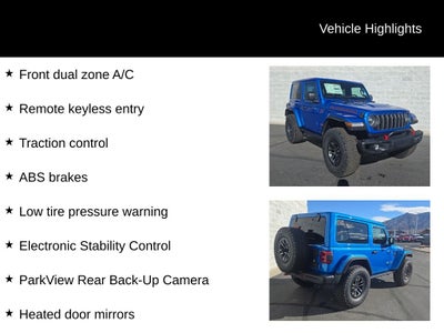 2026 Jeep Wrangler WRANGLER 2-DOOR RUBICON