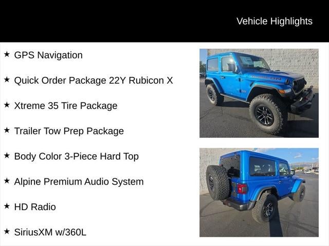 2025 Jeep Wrangler WRANGLER 2-DOOR RUBICON X