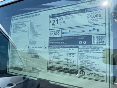 2025 Jeep Grand Cherokee GRAND CHEROKEE L LIMITED 4X4