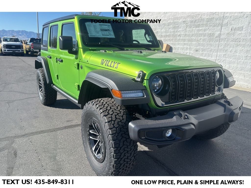 2025 Jeep Wrangler WRANGLER 4-DOOR WILLYS