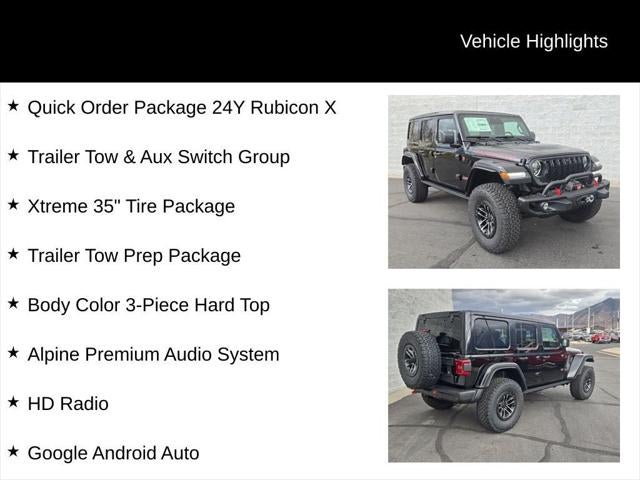 2026 Jeep Wrangler WRANGLER 4-DOOR RUBICON X