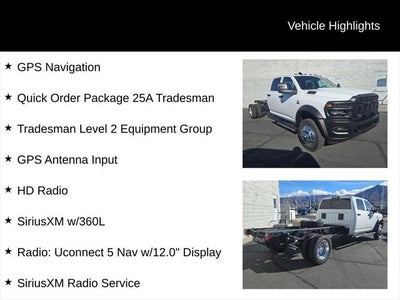2026 RAM Ram 5500 Chassis Cab RAM 5500 TRADESMAN CHASSIS CREW CAB 4X4 84' CA