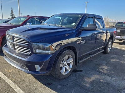 2015 RAM 1500 Sport + Moonroof + Heated Front & Rear Seats & Steering