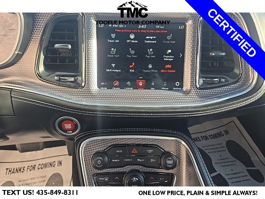 2022 Dodge Challenger SRT Hellcat Redeye + 14.5psi Supercharger + Front & Rear Brembo Brake