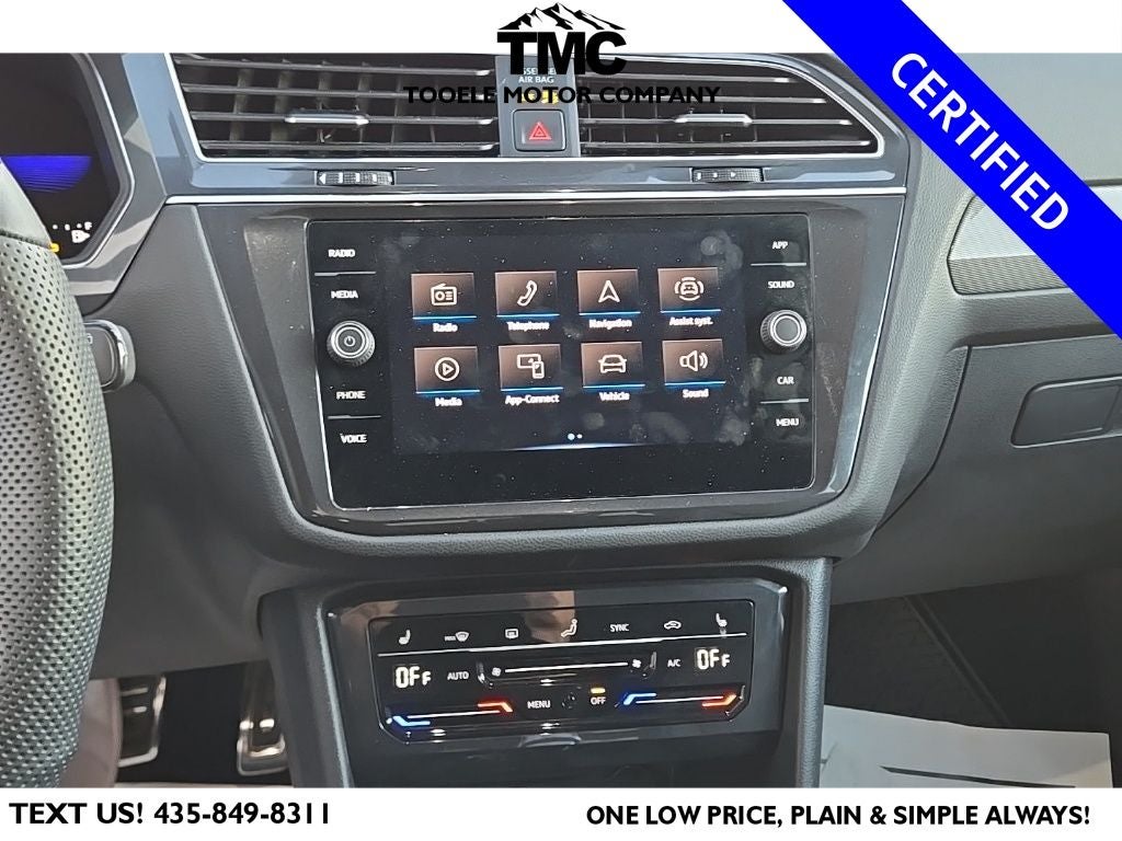 2022 Volkswagen Tiguan 2.0T SE R-Line Black