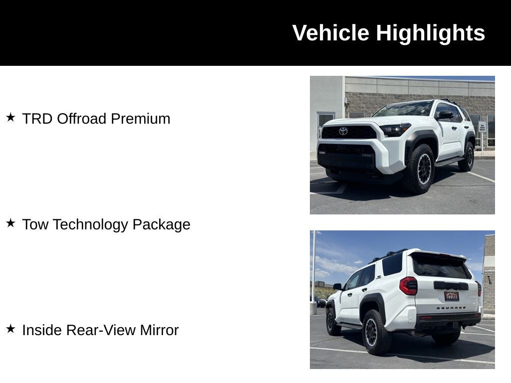 2025 Toyota 4Runner TRD Off-Road Premium