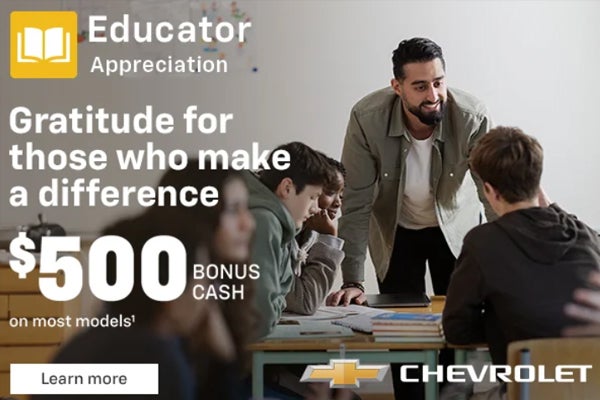$500 Educator Appreciation Bonus
