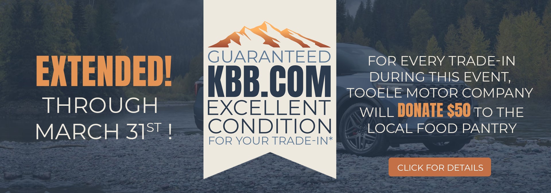 KBB Excellent Trade Value at Tooele Motor Company