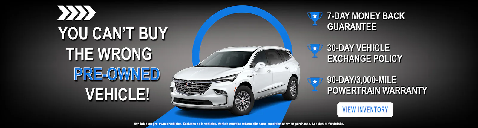 Pre-Owned Inventory Guarantees 