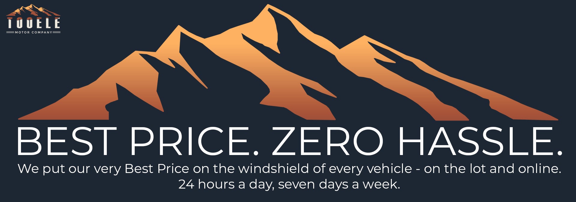 Our Best Price Right Up Front at Tooele Motor Company